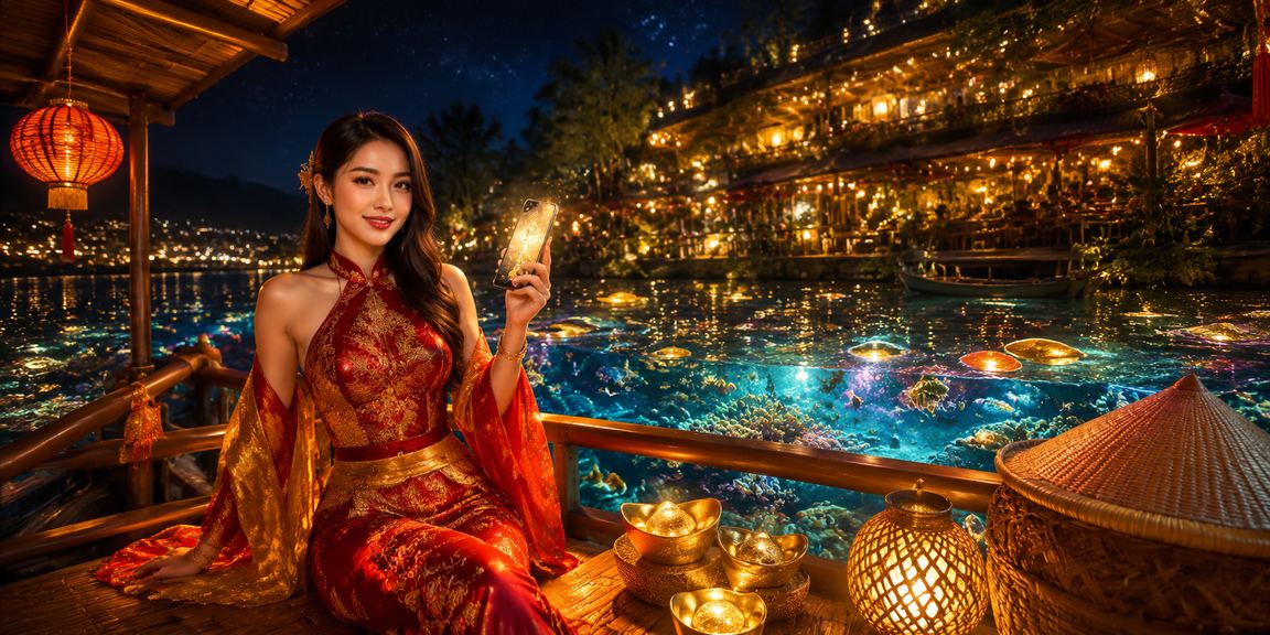 Người dùng trải nghiệm casino di động 552 tại Đà Lạt với chiếc nón lá truyền thống