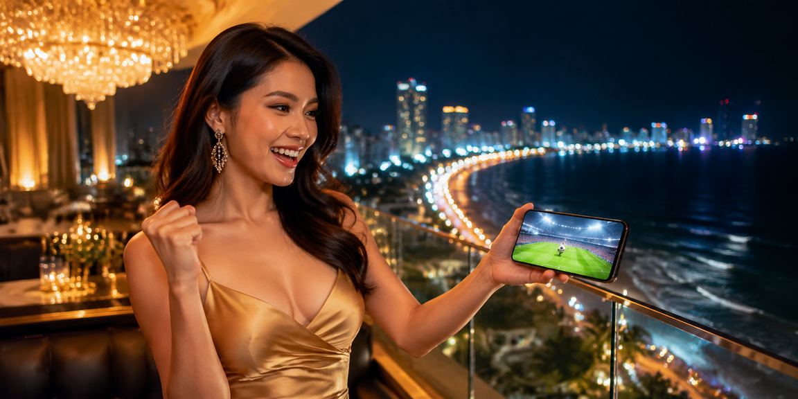 Người dùng tại Đà Nẵng trải nghiệm casino trực tuyến trên điện thoại bên bờ biển