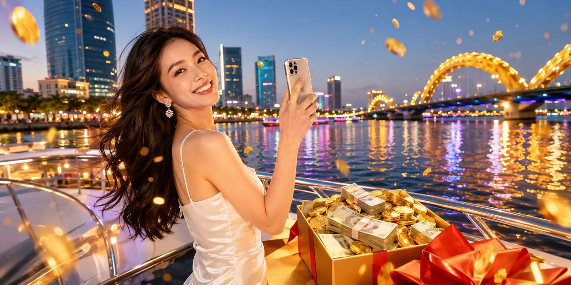 Không khí xem bóng đá và giải trí trực tuyến tại lễ hội Đà Nẵng trên thiết bị di động